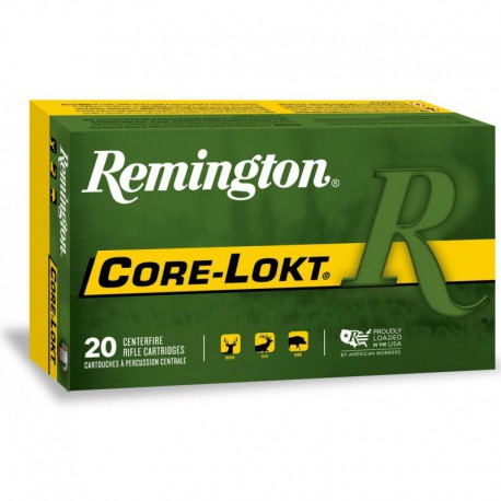 Munición metálica REMINGTON CORE-LOKT - 30-06 - 180 grains